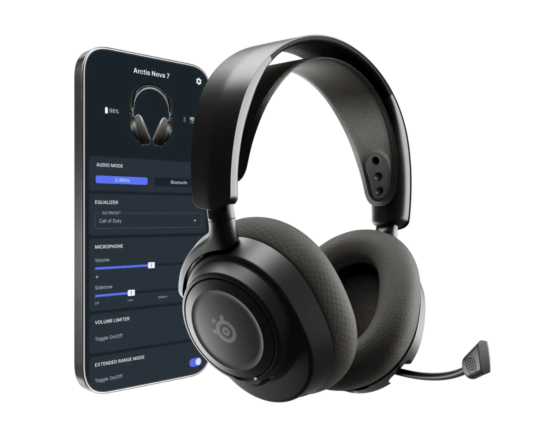 سماعة قيمنق SteelSeries Arctis Nova 7 Wireless Gen 2
